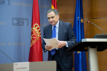 José Antonio Sarría, presidente de la CEN. (Iñigo URIZ/ARGAZKI PRESS)