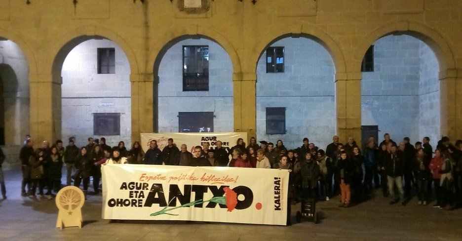 En Oiartzun también han recordado a Xabier Rey. (@SortuGip)