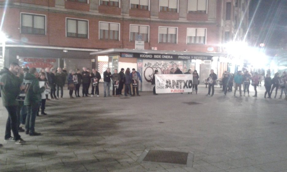 Concentración en Barakaldo. (@ErnaiBarakaldo)