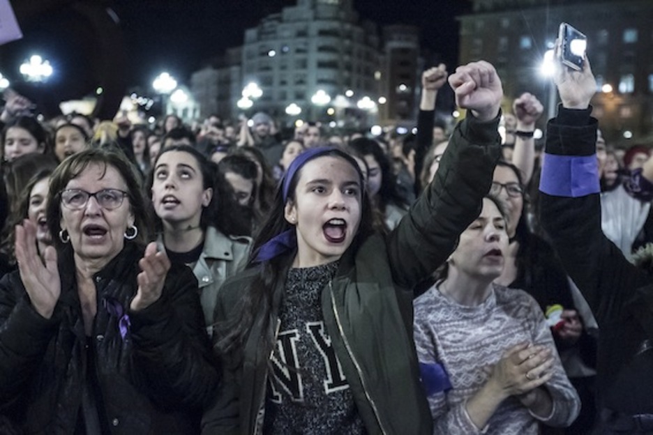 El entusiasmo ha sido el denominador común de toda la jornada. (Aritz LOIOLA/ARGAZKI PRESS) El entusiasmo ha sido el denominador común de toda la jornada. (Aritz LOIOLA/ARGAZKI PRESS)