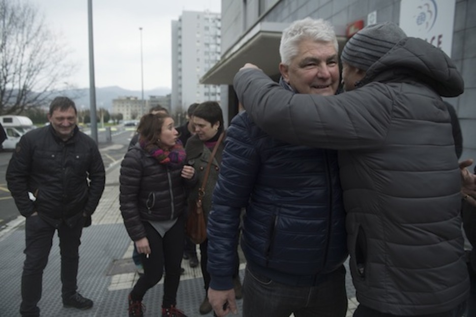 Antton Lopez, Intxaurrondotik atera ondoren. (Jon URBE/FOKU)