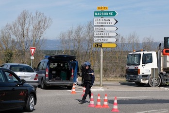 La Policía francesa ha establecido un perímetro de seguridad. (Eric CABANIS/AFP)