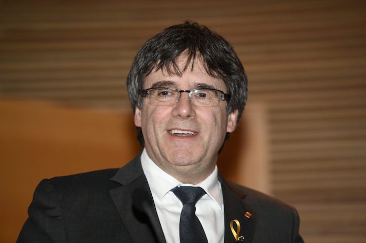 Puigdemont, en una imagen de archivo. (Martti KAINULAINEN/AFP)