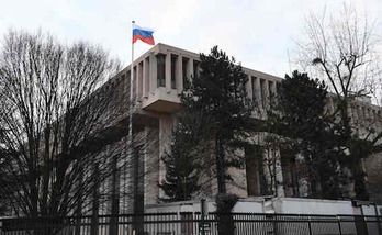 Embajada rusa en el Estado francés. (Alain JOCARD/AFP)