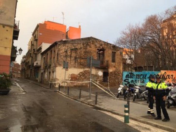 Imagen del local del Ateneu de Sarrià tras el incendio. (@APSarria)