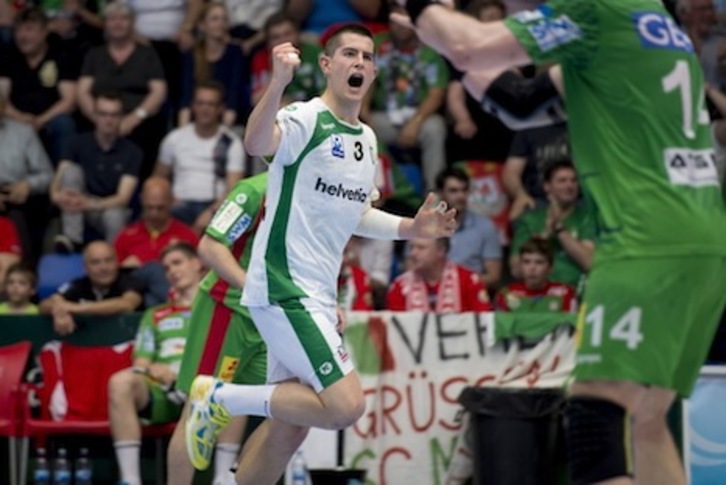 Imagen de archivo del jugador de Anaitasuna Antonio Bazán. (Iñigo URIZ/FOKU)