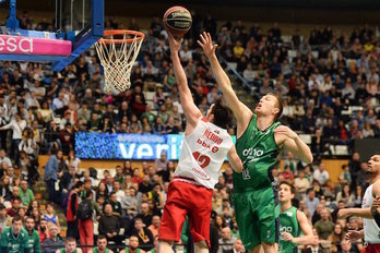 Apenas ha superado el Bilbao Basket el 30% en tiros de campo. (RETAbet Bilbao Basket)