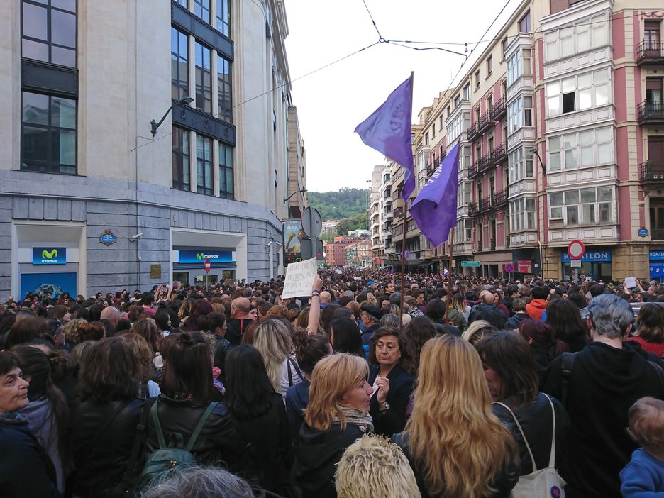 La calle Buenos Aires, en Bilbo.
