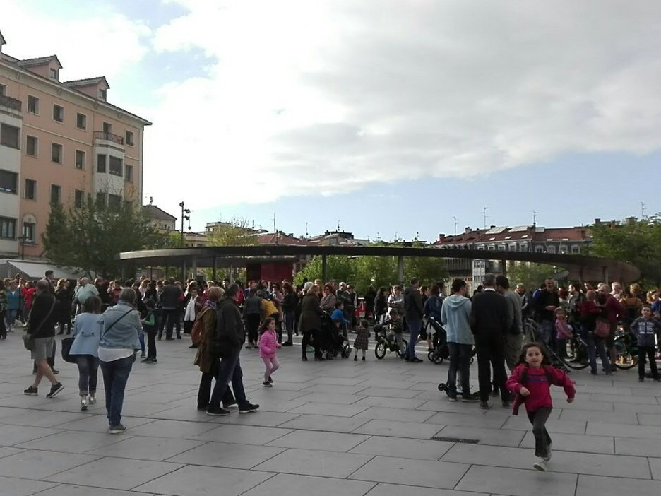 Concentración en Basauri.