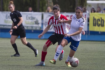 Un lance del partido entra Zaragoza y Athletic. (Atlhletic Club)
