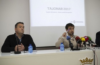 Presentación del nuevo departamento de ‘gestión del talento’ del club rojillo. (OSASUNA)