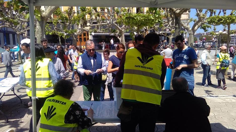 Osatu dira ilarak Portugaleten ere. (@gedportu) Osatu dira ilarak Portugaleten ere. (@gedportu)