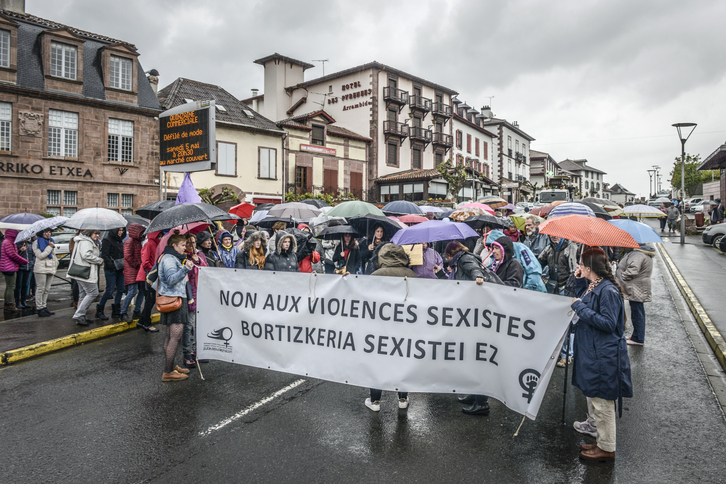 A Bayonne, des rassemblements ont déjà eu lieu contre les violences sexistes. ©IsabelleMIQUELESTORENA