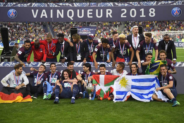 Celebración del Paris Saint Germain. Damien Meyer/AFP