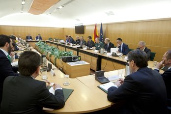 Reunión del Pacto Antiterrorista convocada por el Gobierno español tras el fin del ciclo de ETA. (@zoidoJL)