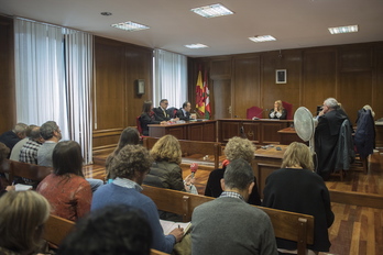 Última jornada del juicio por las aportaciones de Fagor y Edesa. (Gorka RUBIO / FOKU)
