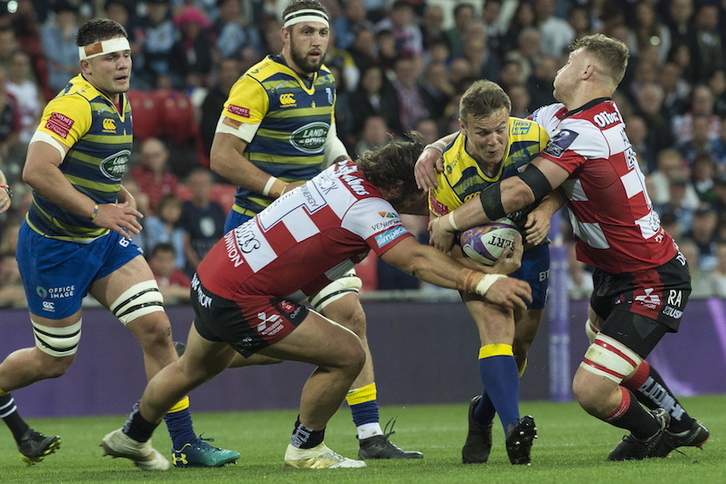 Cardiff se ha impuesto a Gloucester con una doble remontada. (Monika DEL VALLE / FOKU)