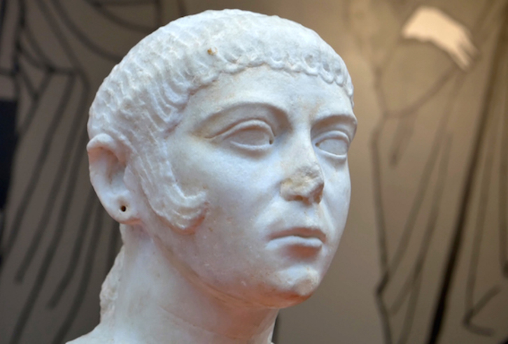 El busto de la conocida como ‘la Gitana’. (Gotzon ARANBURU)