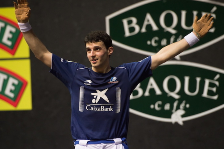 Altuna, pozik garaipena eskuratu ostean. (Monika DEL VALLE/FOKU)