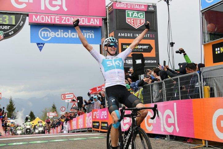 Froome ha sido el más fuerte en el Zoncolan. (@giroditalia)