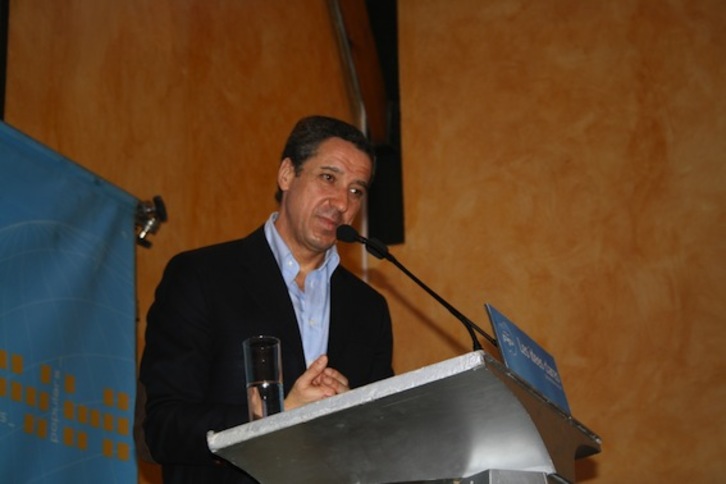 Eduardo Zaplana, en 2008, durante un acto del PP. (FLICKR/DOLORS NADAL)
