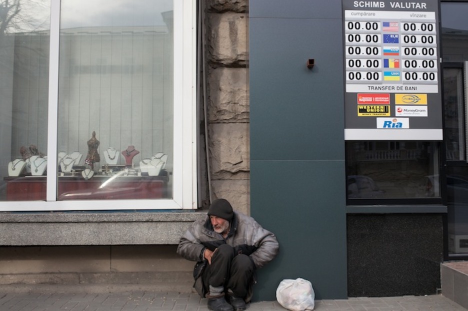 El sueldo medio de Moldavia está en los 220 euros, mientras que la mayoría de pensiones están por debajo de los 100 euros. (Juan TEIXEIRA)
