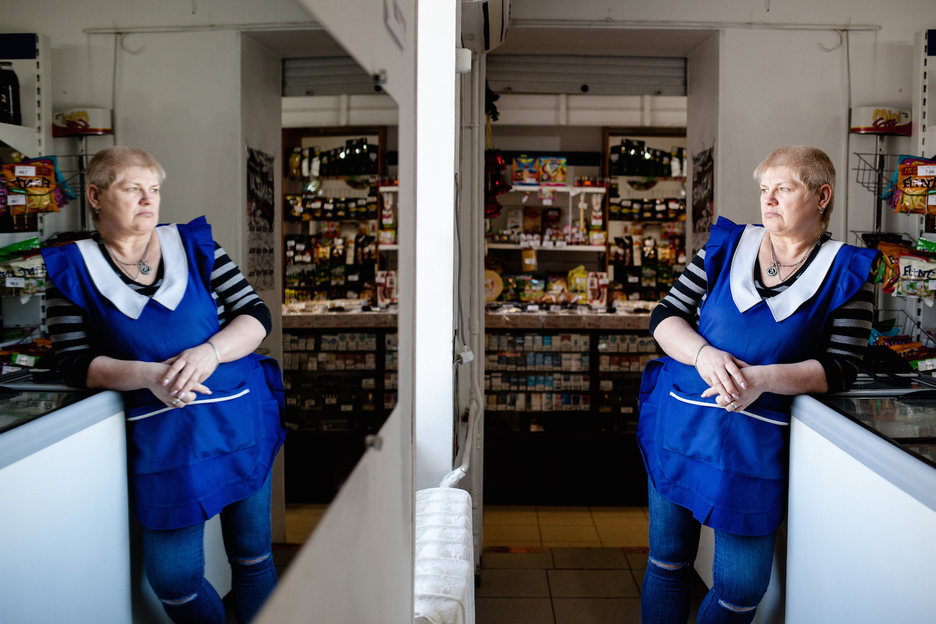 Una tienda de barrio de Tiraspol, capital de Transnistria. El abastecimiento es completo, ninguna diferencia con Moldavia. (Juan Teixeira) Una tienda de barrio de Tiraspol, capital de Transnistria. El abastecimiento es completo, ninguna diferencia con Moldavia. (Juan Teixeira)