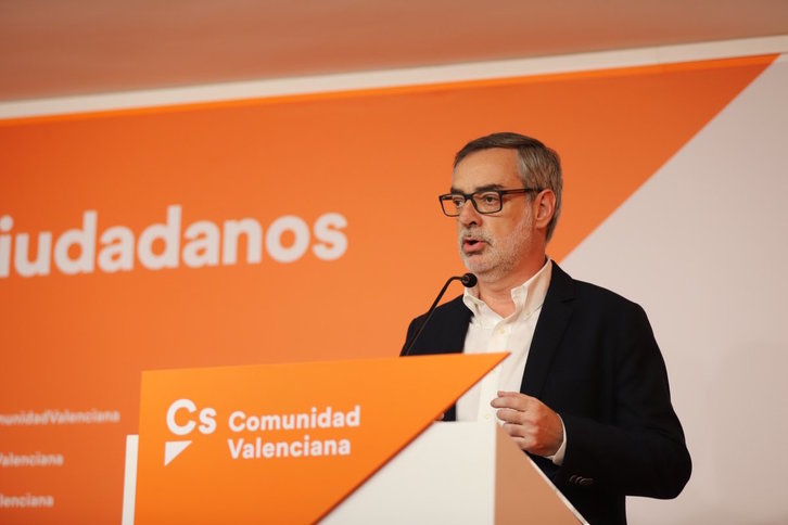 El secretario general de Ciudadanos, José Manuel Villegas. (@CsCvalenciana)