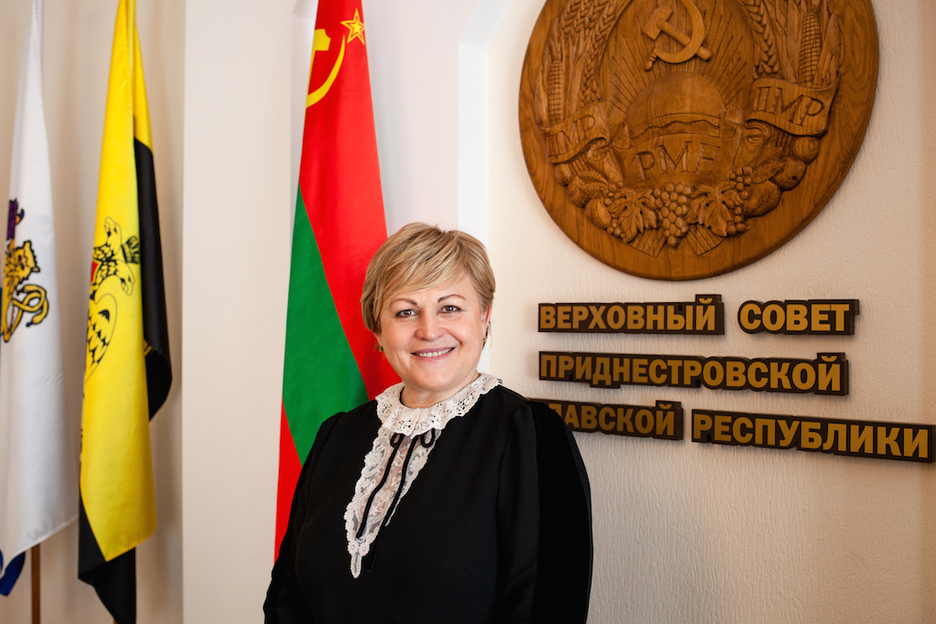 Galina Antyufeeva, encabeza el partido Renovación, el actual en el poder, es además también viceportavoz del parlamento de Transnistria. (Juan TEIXEIRA)