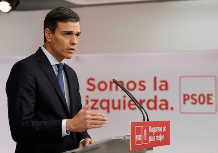 Pedro Sánchez, secretario general del PSOE, en una imagen de archivo. (Gabriel BOUYS/AFP)