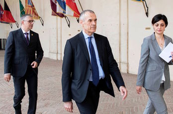 Sergio Mattarella ha encargado formar Gobierno a Carlo Cottarelli. (Francesco AMMENDOLA / AFP)