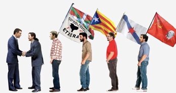 Imagen difundida, entre otros, por Iñaki Oyarzabal. 