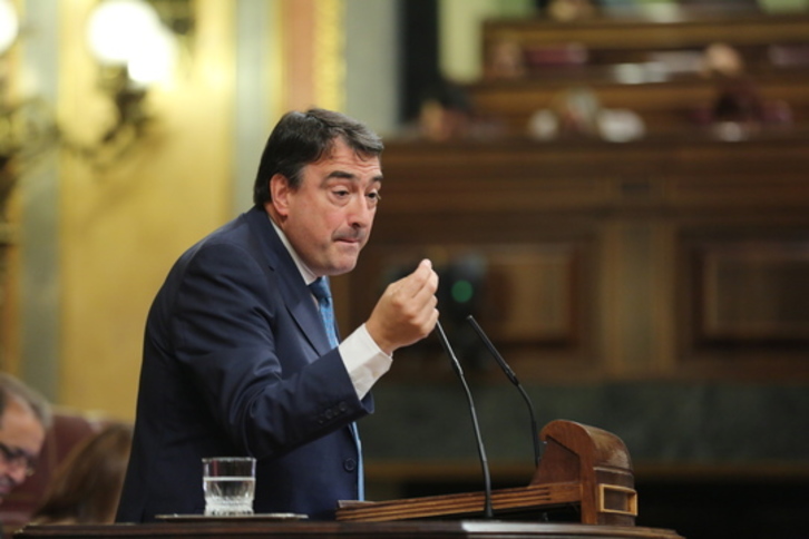 Aitor Esteban, portavoz del PNV en el Congreso. (J. DANAE/FOKU)