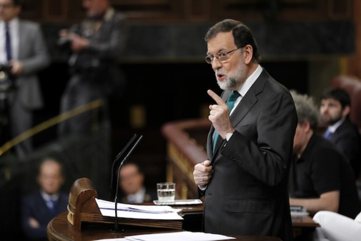 Salvo sorpresas de última hora, la moción de censura contra Rajoy saldrá adelante este viernes. (J. DANAE/FOKU)