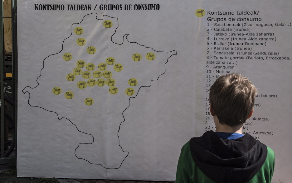 Nafarroako kontsumo taldeen mapa. (Jagoba MANTEROLA/FOKU)