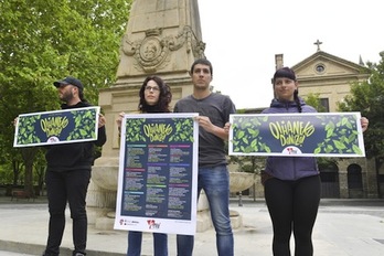 Presentación de la programación de Herri Sanferminak para las próximas fiestas.