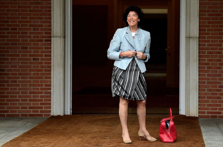 Isabel Celaá, portavoz del Gobierno español. (Javier SORIANO / AFP)