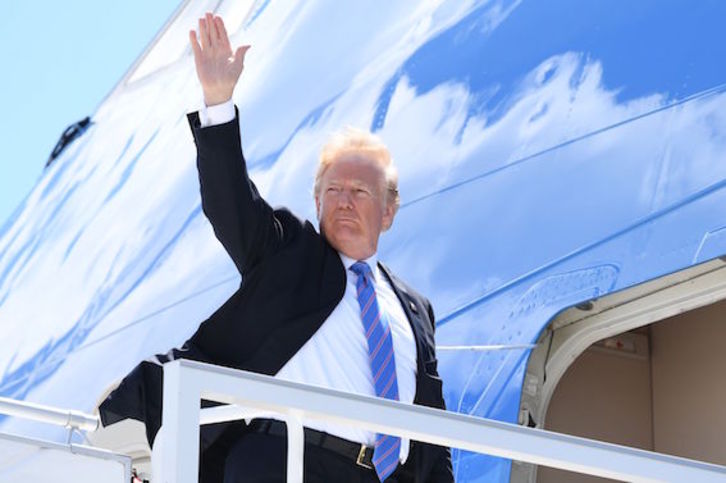 Trump ha dejado la cumbre de manera anticipada. (Saul LOEB/AFP)