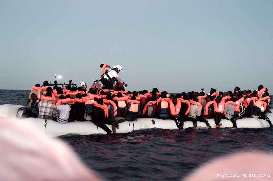 Los migrantes fueron rescatados el fin de semana. (AFP)