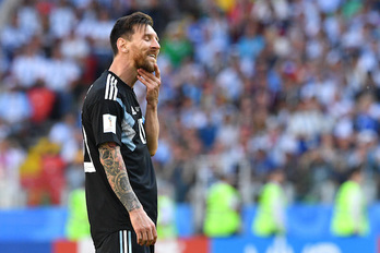 Leo Messi ha errado un penalti. (Mladen ANTONOV/AFP)