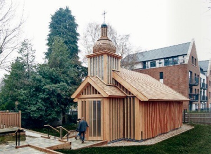 Iglesia de madera del arquitecto chino Tszwai So.