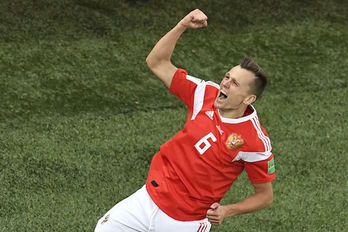 Cheryshev ha vuelto a marcar y ya suma tres goles. (CHRISTOPHE SIMON / AFP)