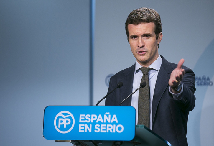 Pablo Casado, candidato a hacerse con el poder en el PP. (PP) 