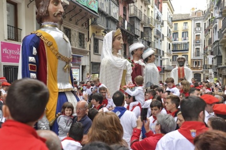 Los sanfermines de este año contarán con más de 400 actos. (Iñigo URIZ/FOKU)