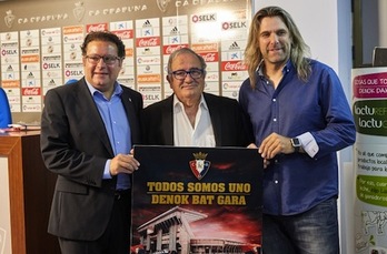 Presentación de la campaña de captación de socios del club rojillo. (OSASUNA)