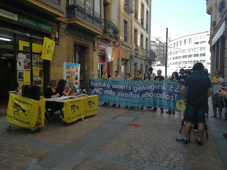 Presentación de la caravana Mugak Zabalduz 2018. 