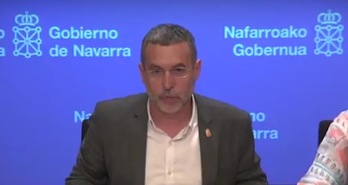 El vicepresidente Laparra ha anunciado que se aumentanen 70 las plazas en centros ocupacionales para personas con discapacidad. (GOBIERNO DE NAFARROA) en  