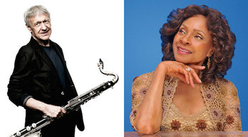 Michel Portel eta Mary Stallings, aurtengo sarituak. (JAZZALDIA)