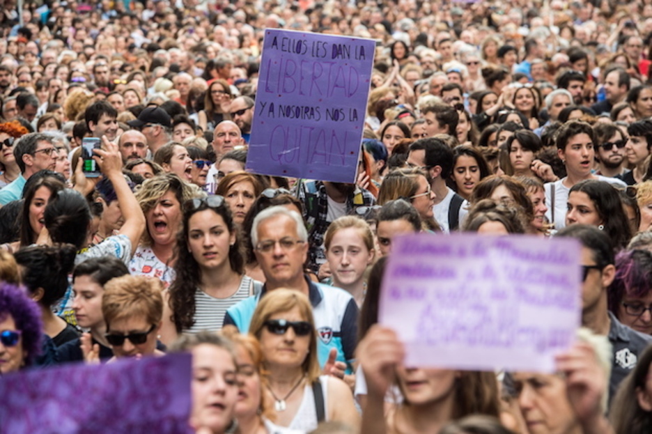 Manifestación en Bilbo. (Marisol RAMÍREZ / FOKU)