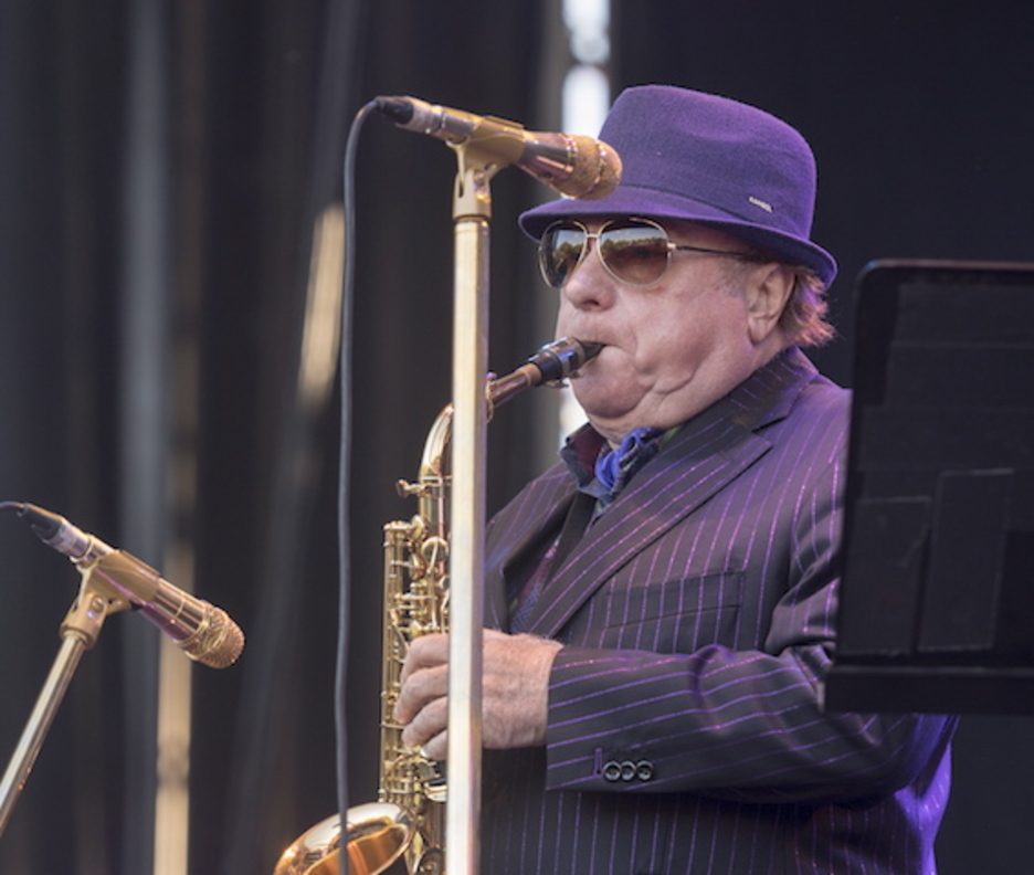 Van Morrison reinó desde el escenario sin necesidad de pedales, ecos y distorsiones. (Juanan RUIZ/FOKU)